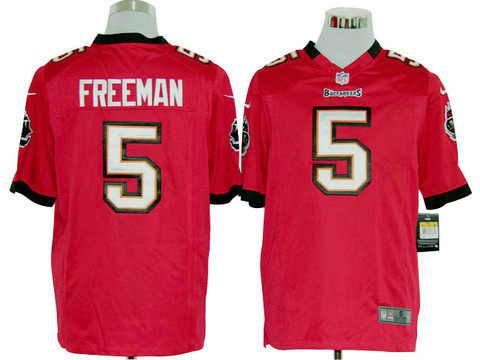 nfl Red jerseys tampa bay buccaneers 5 freeman
